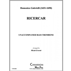 Ricercar - Unaccompanied Bass Trombone