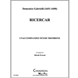 Ricercar - Unaccompanied Tenor Trombone