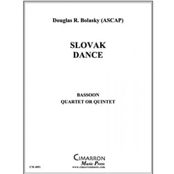 Slovak Dance - Bassoon Quartet (or Quintet)