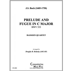 Prelude and Fugue in C Major, BWV 553 - Bassoon Quartet