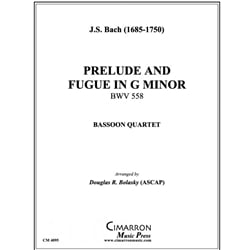 Prelude and Fugue in g minor, BWV 558 - Bassoon Quartet