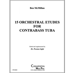 15 Orchestral Etudes for Contrabass Tuba