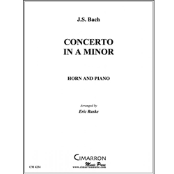 Concerto in a minor, BWV 1041 - Horn & Piano