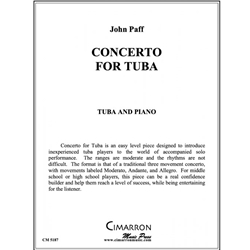 Concerto for Tuba - Tuba and Piano