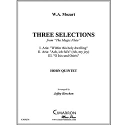 3 Selections from "The Magic Flute" - Horn Quintet