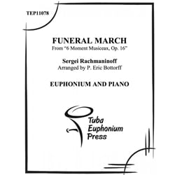 Funeral March from "6 Moment Musiceax, Op. 16" - Euphonium and Piano