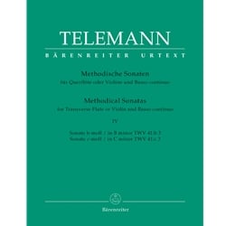 12 Methodical Sonatas for Violin (or Flute) and Basso continuo, Vol. 4