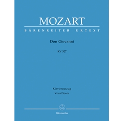 Don Giovanni, K. 527 - Vocal Score (German / Italian)