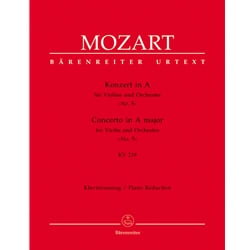 Concerto No. 5 in A Major, K. 219 - Violin and Piano
