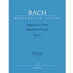 Magnificat in D major, BWV 243 - Vocal Score