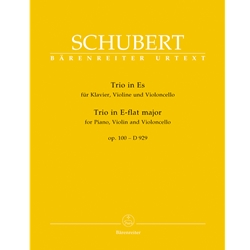 Trio in E-flat major, Op. 100, D 929 - Piano, Violin and Cello
