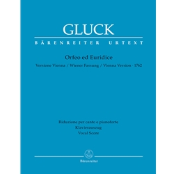 Orfeo ed Euridice (1762 Vienna Version) - Vocal Score (Italian/German)