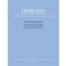 Premiere Rhapsodie - Clarinet and Piano