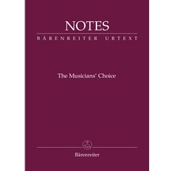 Notes: Musicians' Choice (Burgundy) - Mini Manuscript Notebook