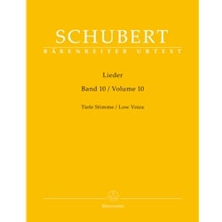 Lieder, Volume 10 - Low Voice