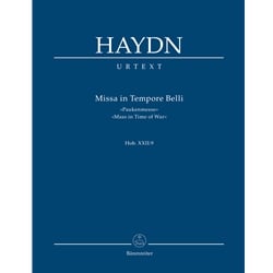 Missa in Tempore Belli (Mass in Time of War), Hob. XXII No. 9  - Study Score