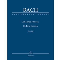 St. John Passion - Study Score