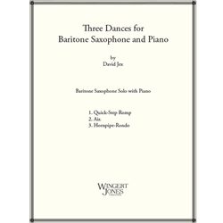 3 Dances for Baritone Saxophone and Piano