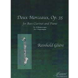 Deux Morceaux, Op. 35 - Bass Clarinet and Piano