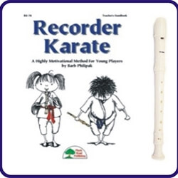 White Tudor Recorder & Recorder Karate Book