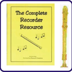 Gold Candy Apple Recorder & Complete Recorder Resource Book