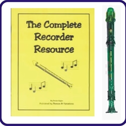 Green Candy Apple Recorder & Complete Recorder Resource Book