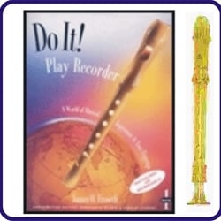 Gold Candy Apple Recorder & Do It Recorder Book/CD