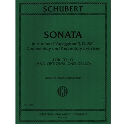 Sonata in A Minor “Arpeggione”, D. 821 - Solo Cello (with Optional 2nd Cello)