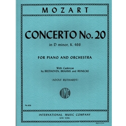 Concerto No. 20 in D Minor, K 466 - Piano
