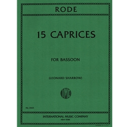 15 Caprices - Bassoon