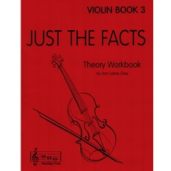 Just the Facts, Book 3 - Violin