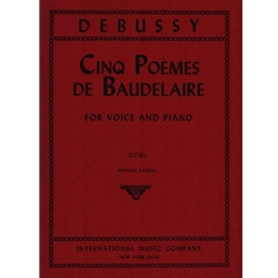 Cinq Poemes de Baudelaire - Low Voice and Piano