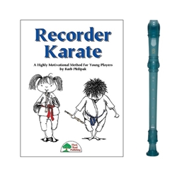 Yamaha 3-pc Blue Recorder & Recorder Karate Book
