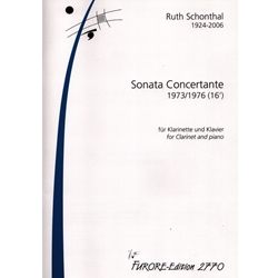 Sonata Concertante - Clarinet and Piano