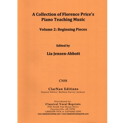 Collection of Florence Price's Piano Teaching Music Volume 2 : Beginning Pieces