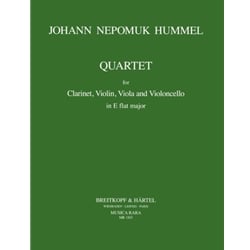 Quartet in E-flat Major - Clarinet, Violin, Viola, and Cello