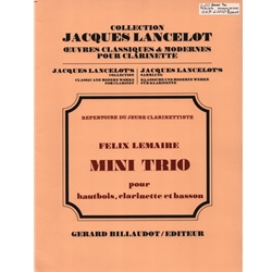 Mini Trio - Oboe, Clarinet, and Bassoon