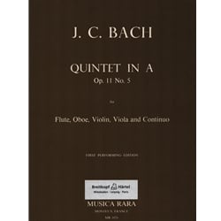 Quintet in A major, Op. 11 No. 5 - Flute, Oboe, Violin, Viola, and Continuo