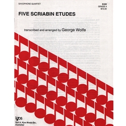 5 Scriabin Etudes - Sax Quartet