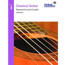 Royal Conservatory Classical Guitar Repertoire and Etudes (2018) - Level 3