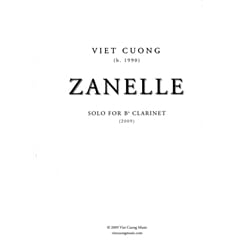 Zanelle - Clarinet Unaccompanied