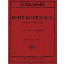 Deux Morceaux: Nocturne and Cortege - Flute and Piano
