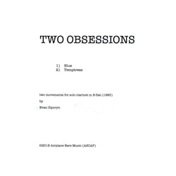 2 Obsessions - Clarinet Unaccompanied