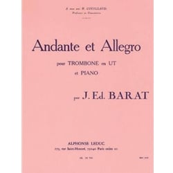 Andante and Allegro - C Trombone and Piano