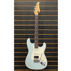 Suhr Classic S Electric Guitar, Sonic Blue, Indian Rosewood Fingerboard, HSS, with Deluxe Gigbag
