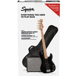 Squier Affinity Series™ Precision Bass® PJ Pack - Black