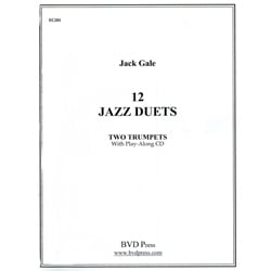 12 Jazz Duets (Book/CD) - Trumpet Duet