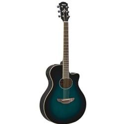 Yamaha APX600 Thinline Acoustic-Electric Guitar - Oriental Blue Burst