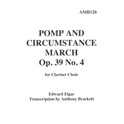 Pomp and Circumstance March, Op. 39 no. 4 - Clarinet Choir
