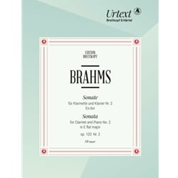 Sonata No. 2 in E-flat major, Op. 120 - Clarinet and Piano